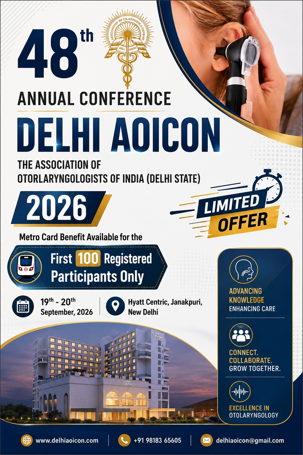 Delhi AOICON 2026 Special Offer